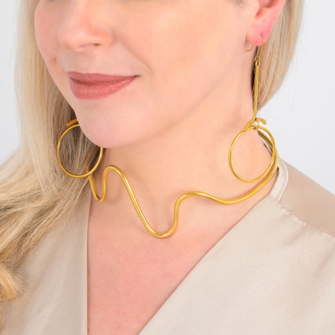 Wimbi Recycled Brass Choker from Paguro Upcycle