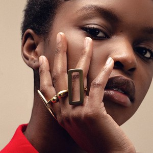 Jelani Recycled Brass Adjustable Ring from Paguro Upcycle