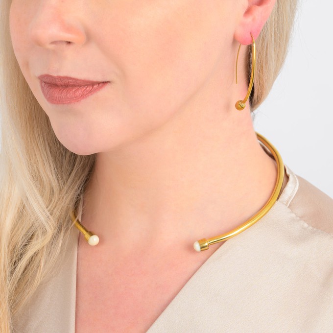 Kushikamana Recycled Brass Choker (2 Colours) from Paguro Upcycle