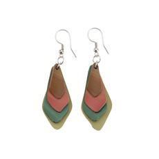 Lantern Eco Friendly Rubber Earrings via Paguro Upcycle