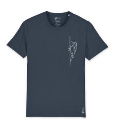 De Specht | T-shirt Unisex | India Ink Grey via PapajaRocks