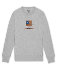 De Blauwborst | Sweater Unisex | Melange Grey via PapajaRocks