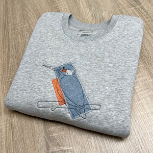 De IJsvogel 2.0 | Sweater Unisex | Melange Grey from PapajaRocks