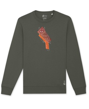 De Uil | Sweater Unisex | Khaki from PapajaRocks