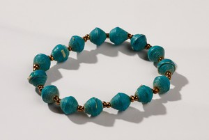 Paper bead bracelet "Africa 1 Row" from PEARLS OF AFRICA