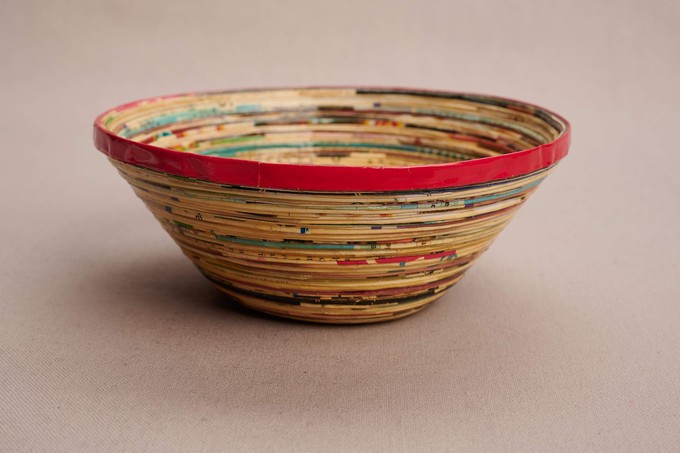 Large paper bowl "Kireka" from PEARLS OF AFRICA