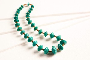 Elegant necklace with paper beads "Jarara" from PEARLS OF AFRICA