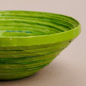 Medium-sized decorative bowl made of "Kitgum" recycled paper from PEARLS OF AFRICA