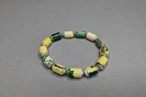 Bracelet made of cylindrical paper beads "Kribi" from PEARLS OF AFRICA