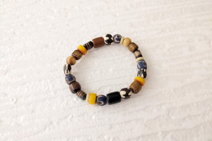 Glass bead bracelet "Maiduguri Men" *New* from PEARLS OF AFRICA