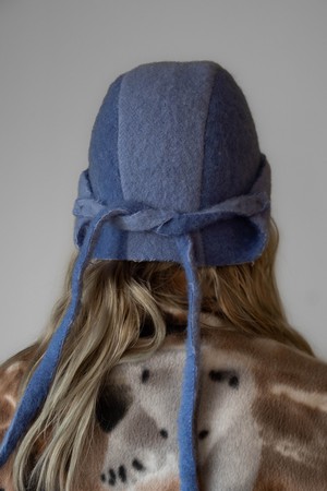 Royal Blue Bonnet with strings from Pepavana