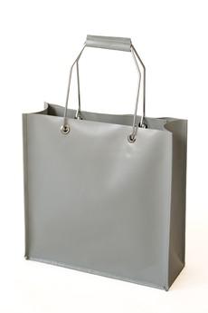 Grey Retro Shopper Bag via Pepavana