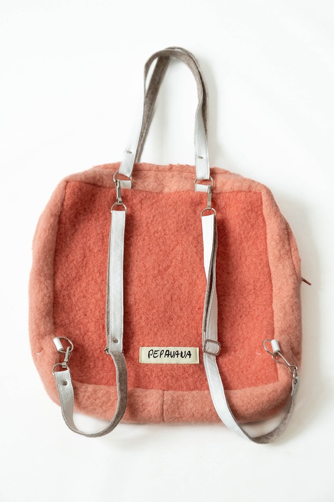 Blankie Rucksack Two Tones Coral from Pepavana