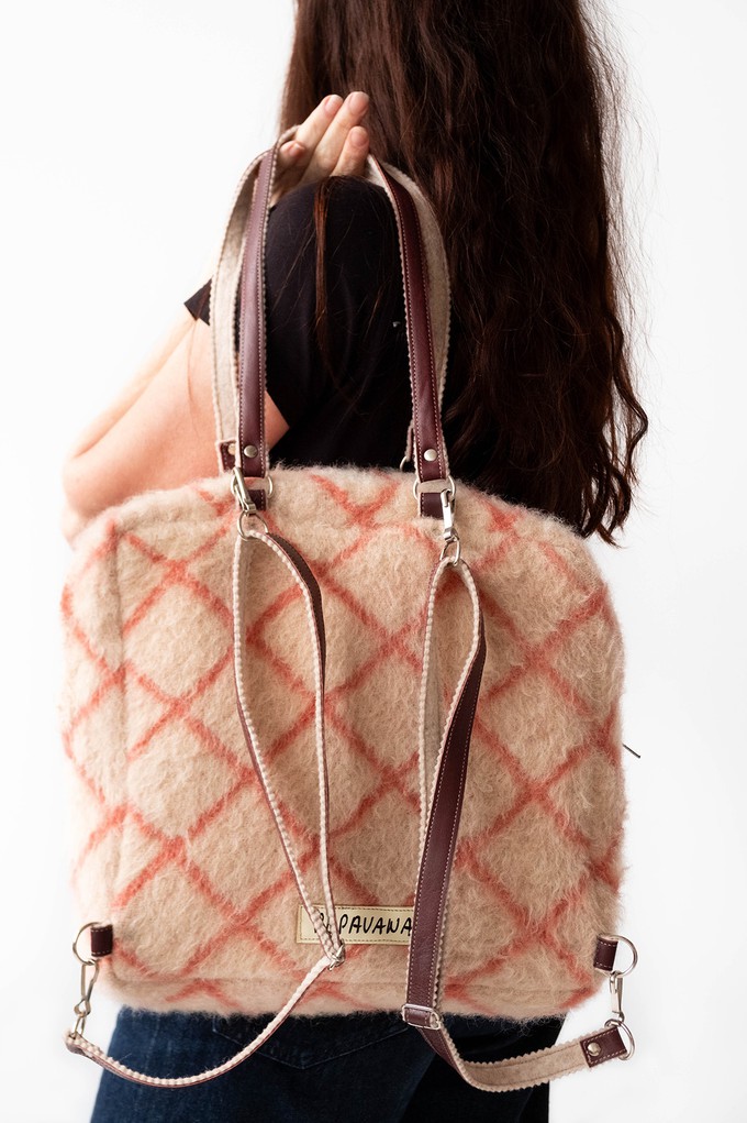 Blankie Rucksack with diamond pattern from Pepavana