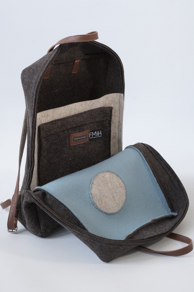 Backpack Brown Blue Blond from Pepavana