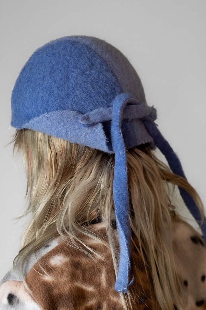 Royal Blue Bonnet with strings from Pepavana