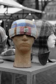 Dock Worker Beanie | Blue Tartan via Pepavana