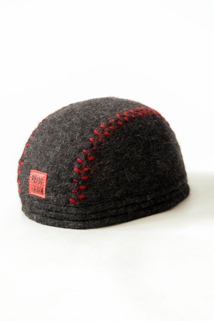 Natural Wool Felt Leon Beanie from Pepavana