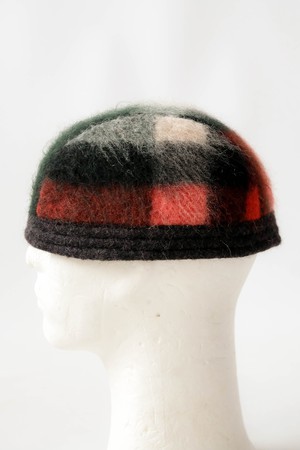 Dock Worker Beanie | Red & Green Checks from Pepavana