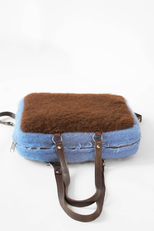 Blankie Rucksack in Brown and Blue from Pepavana