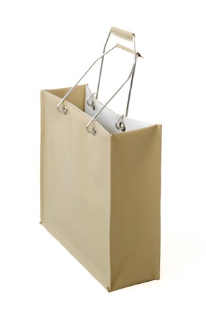 Beige Retro shopper Bag from Pepavana