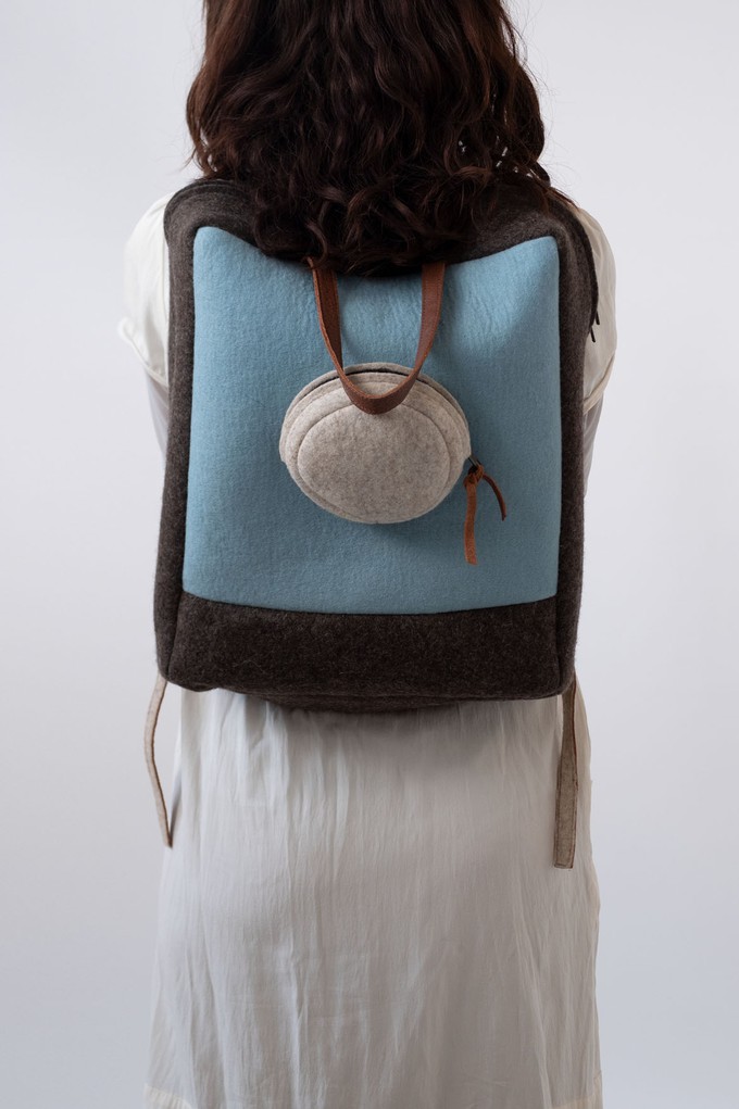 Backpack Brown Blue Blond from Pepavana