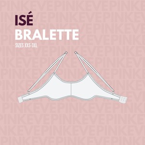 Isé bralette patroon from PinkEve