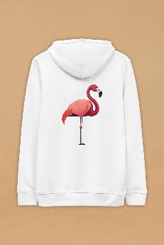 Flamingo Hoodie Unisex via Pitod