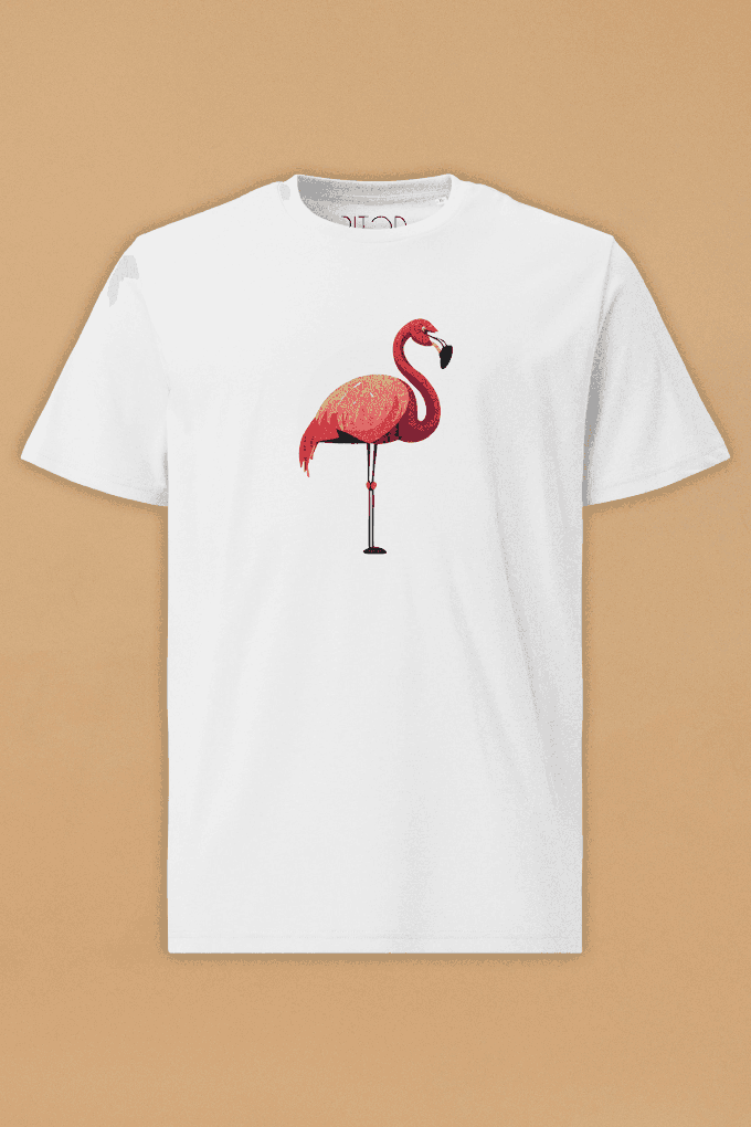 Flamingo T-Shirt Unisex from Pitod