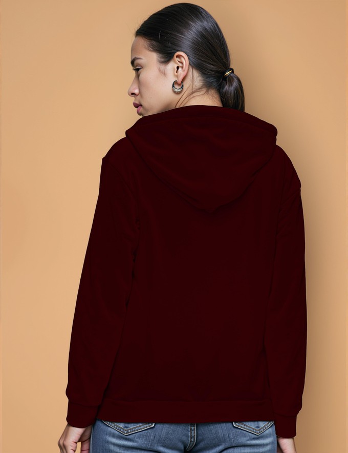 Printed P Zip-Up Hoodie from Pitod