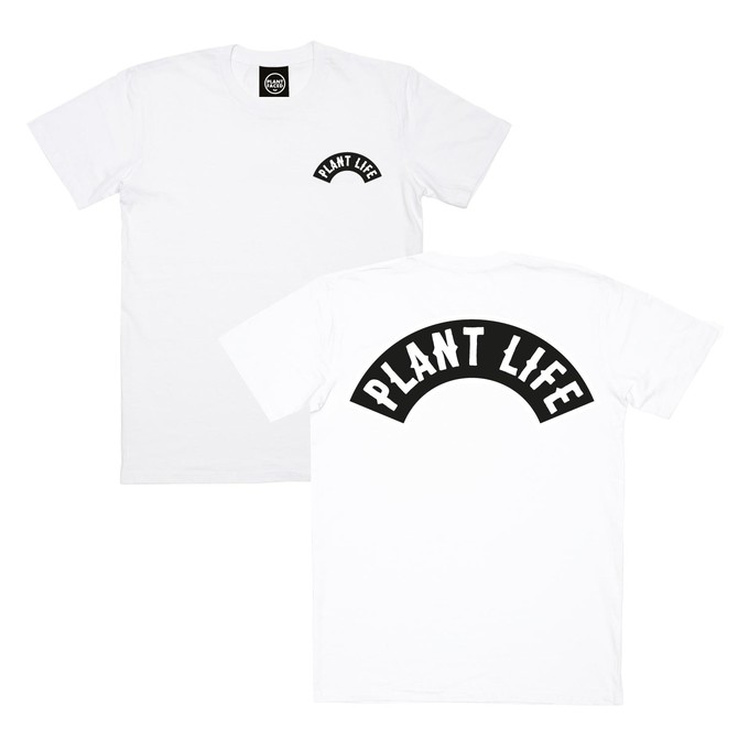 Plant Life Classic - White T-Shirt from Plant Faced Clothing