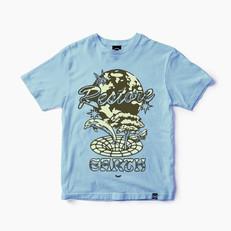 Restore Earth Tee - Baby Blue via Plant Faced Clothing