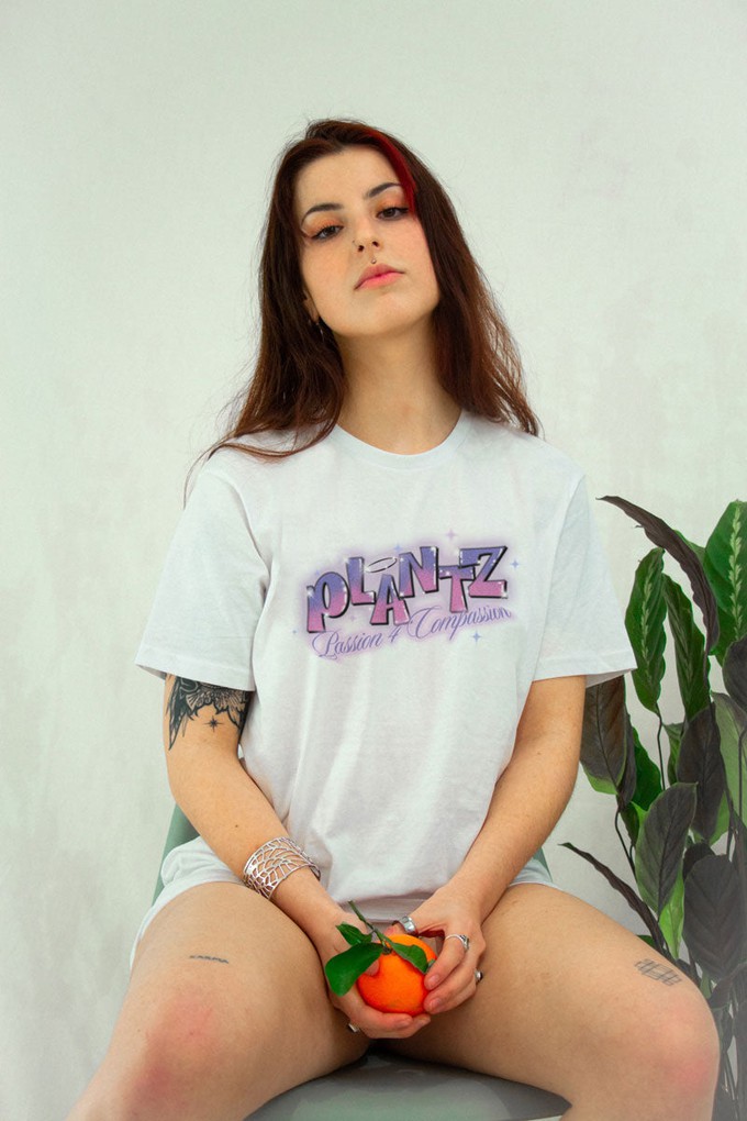 Plantz Tee - White from Plant Faced Clothing