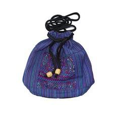 Bucket Bag Blue - Handmade and Fairtrade via Quetzal Artisan