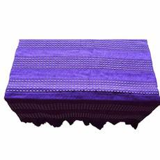 Table Runner Lilac - 68" x 17" - Handmade of Cotton and Fair via Quetzal Artisan