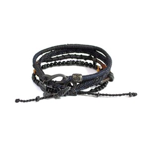 Bracelet Dark Night - For Men - Beautiful & Fairtrade from Quetzal Artisan