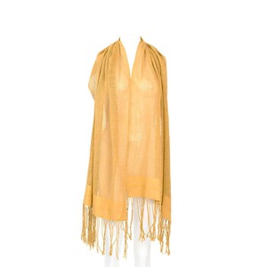 Shawl Yellow Ochre - Beautiful, Fairtrade and Sustainable from Quetzal Artisan