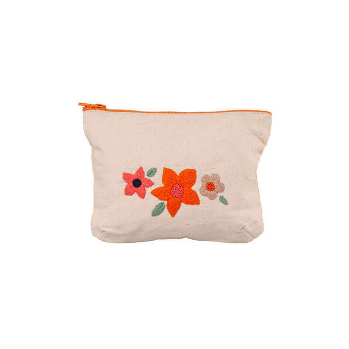 Eco Clutch Wild Flowers - Portemonee - Ecofriendly and Fair from Quetzal Artisan