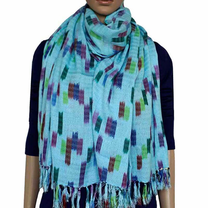 Shawl Confetti Pastel - Handmade, Eco-friendly and Fairtrade from Quetzal Artisan