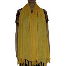 Shawl Yellow - Natural Dyes - Beautiful and Ecofriendly via Quetzal Artisan