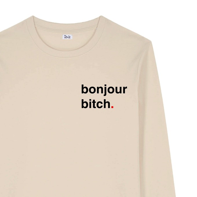 BONJOUR LONG SLEEVE T-SHIRT from RAIZ