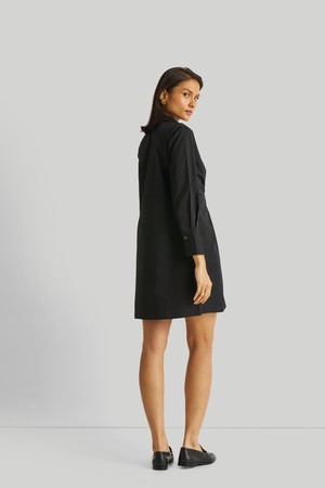 Front Twist Black Dress from Reistor