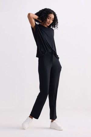 Wide Leg Pant in Black from Reistor