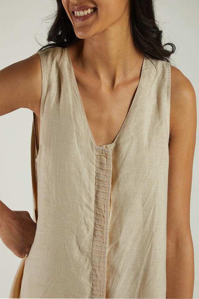 Romp and Play Romper In Sand Beige from Reistor