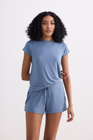 Essential Short Sleeve Tee in Blue from Reistor