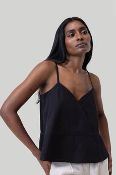 V-neck Camisole with Lace via Reistor