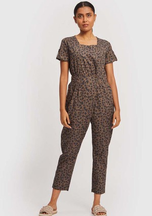 Spotted Overlap Jumpsuit from Reistor