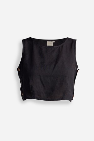 Boxy Crop Top in Black from Reistor