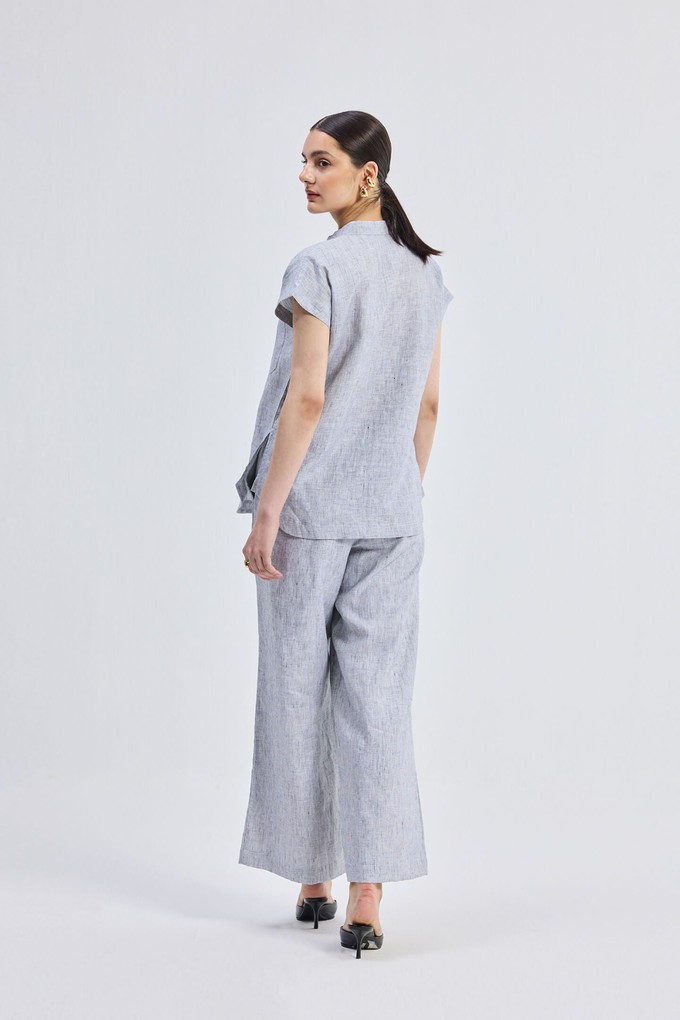 Relaxed-fit Shirt in Linen Stripes from Reistor