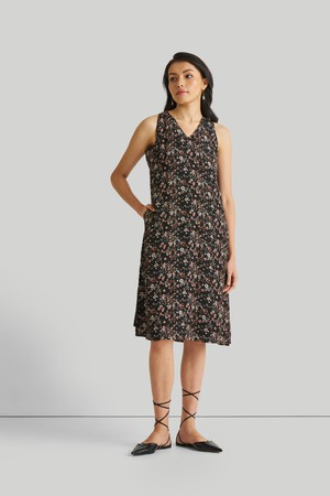 Reading Tea Leaves Dress in Black Florals from Reistor